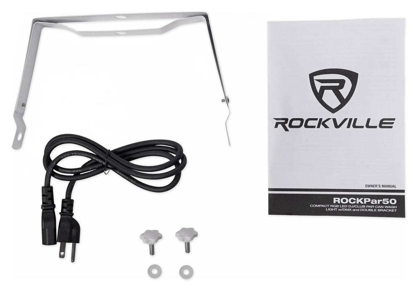 Rockpar50 LED RGB Compact Par Can Dj/Club/Stage DMX Wash Light - White