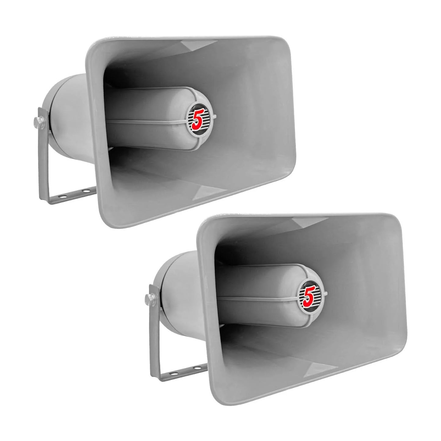 5 Core PA Horn Speaker Outdoor 6" X 10" Siren Loudspeaker 200W PMPO Loud Driver Horn
