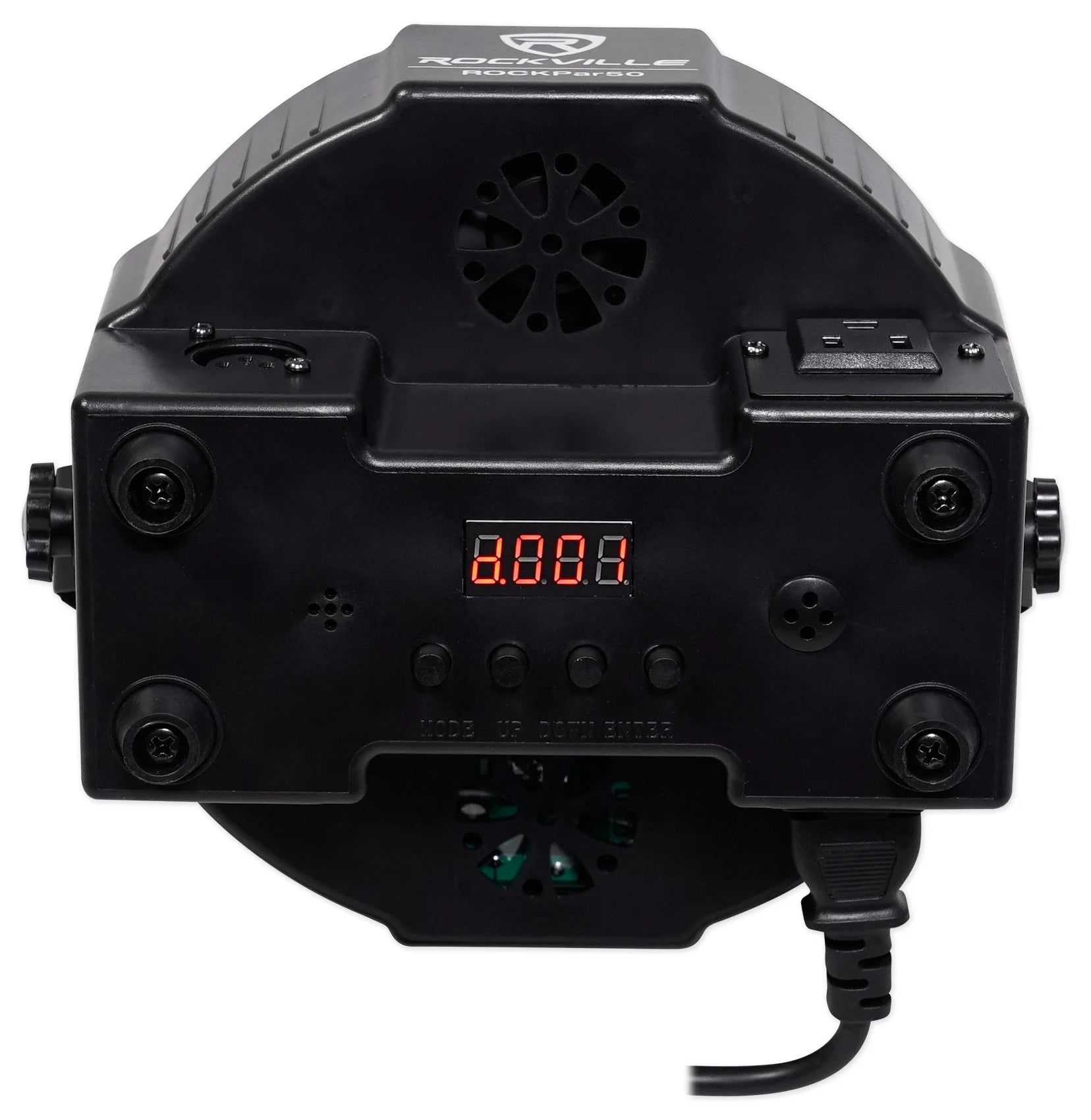 (2)  Rockpar50 LED RGB Compact Par Can Dj/Club DMX Wash Lights